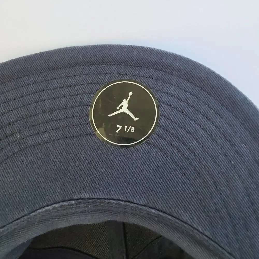2004 Nike Air Jordan 23 Fitted Hat, Y2K, Black & Purple Cap Size 7 1/8